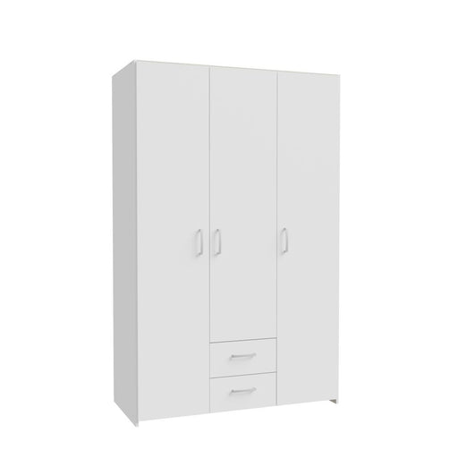 Dulap 3 Usi Ecobest Alb, 119.4 Cm