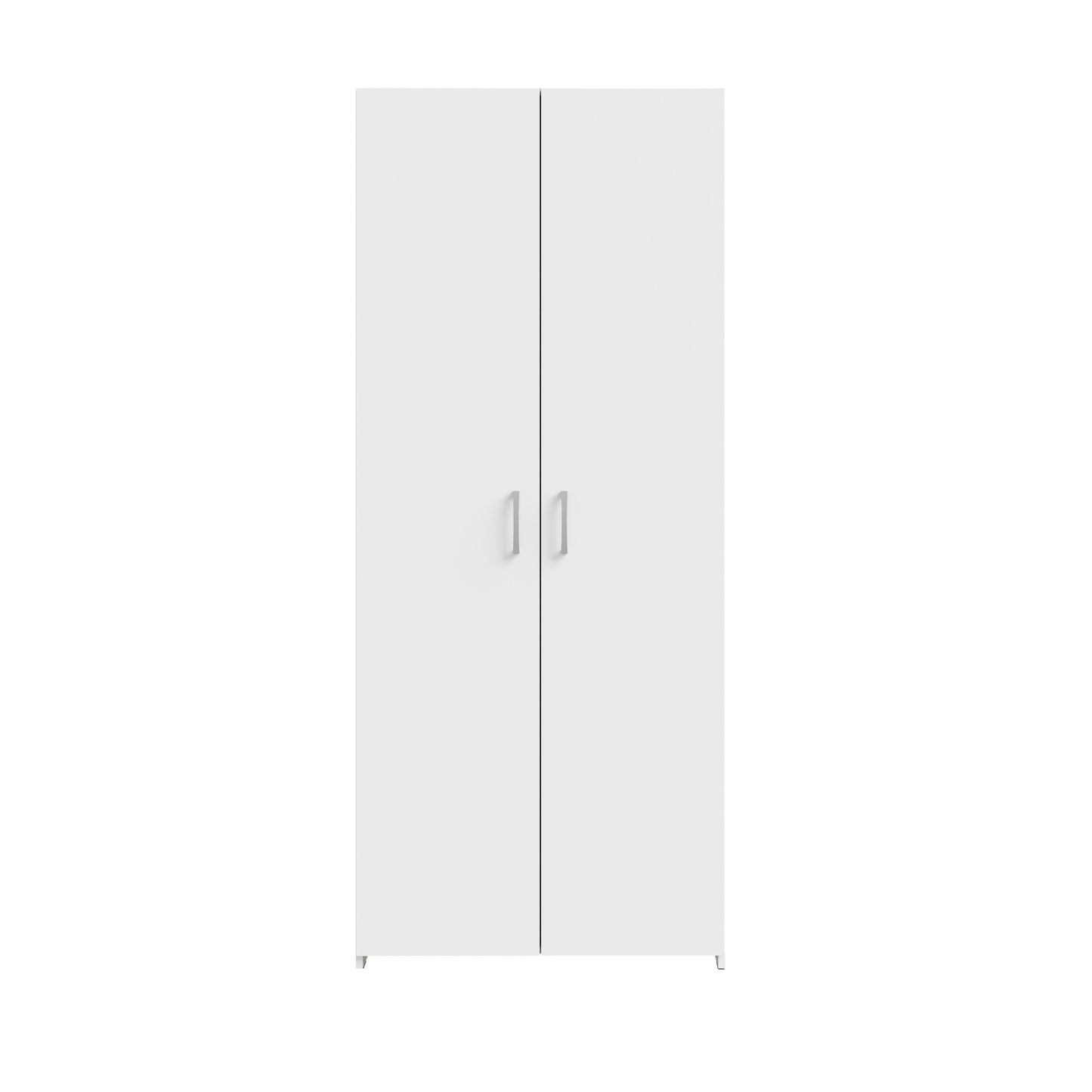 Dulap 2 Usi Ecobest  Alb, 79.7 x 190.5 Cm