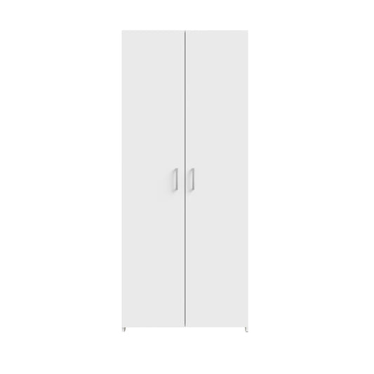 Dulap 2 Usi Ecobest  Alb, 79.7 x 190.5 Cm