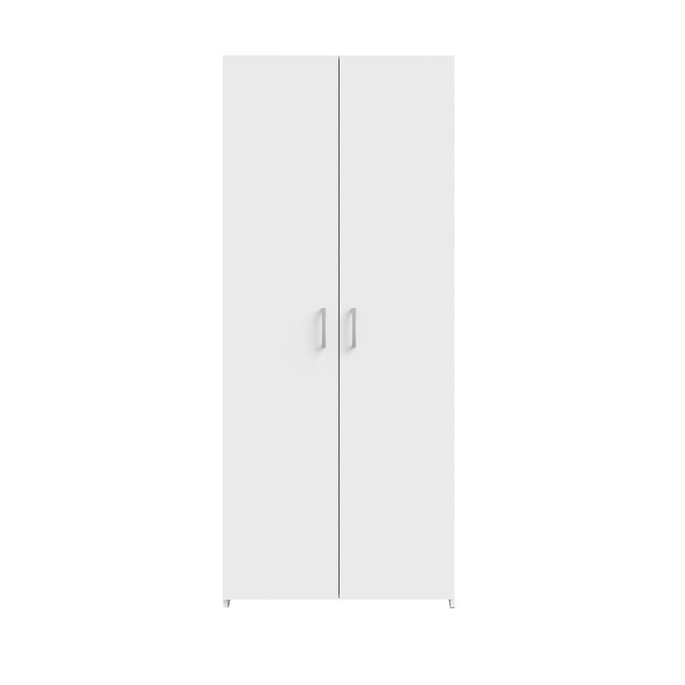 Dulap 2 Usi Ecobest  Alb, 79.7 x 190.5 Cm