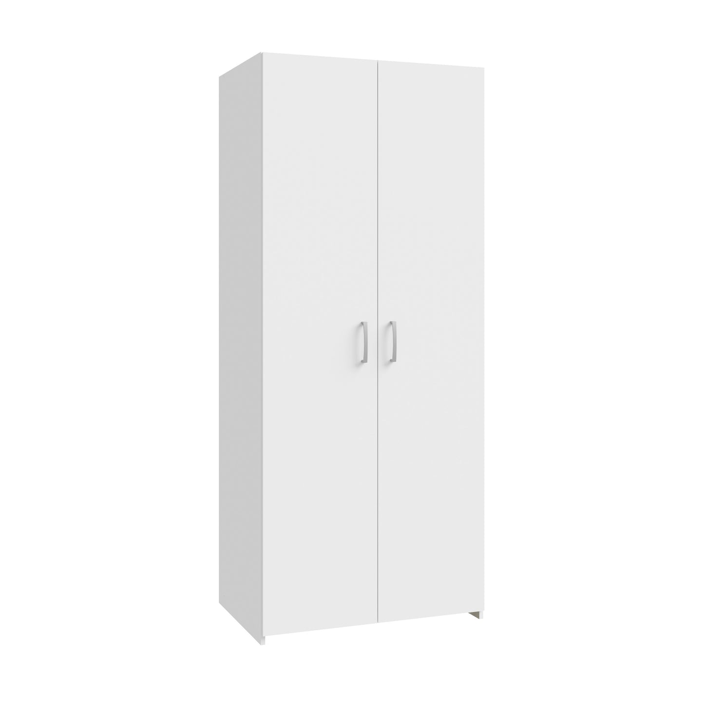 Dulap 2 Usi Ecobest  Alb, 79.7 x 190.5 Cm