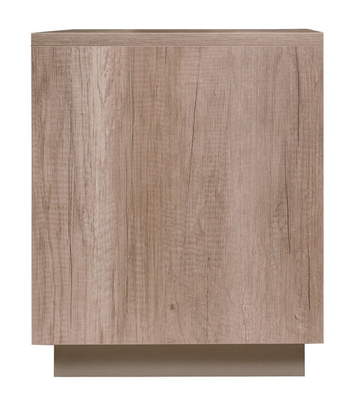Noptiera Phoenix Cu 1 Sertar, Stejar Antichizat, 58 Cm