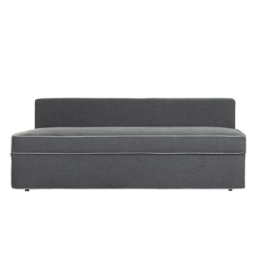 Canapea Extensibila New Modulo, 3 Locuri, Lada Depozitare, Gri, 194 Cm