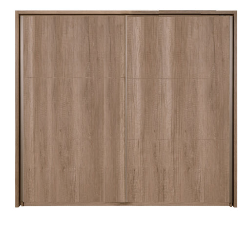 Dulap 2 Usi Culisante Phoenix, Cu Rama Design Stejar Antichizat, 249 Cm