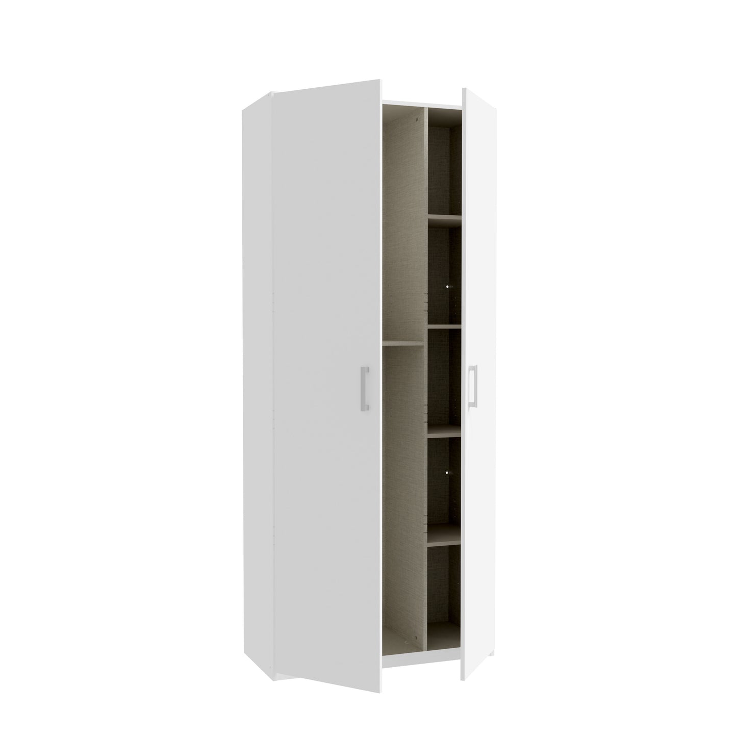 Dulap 2 Usi  Harmony Alb, 88.9 Cm
