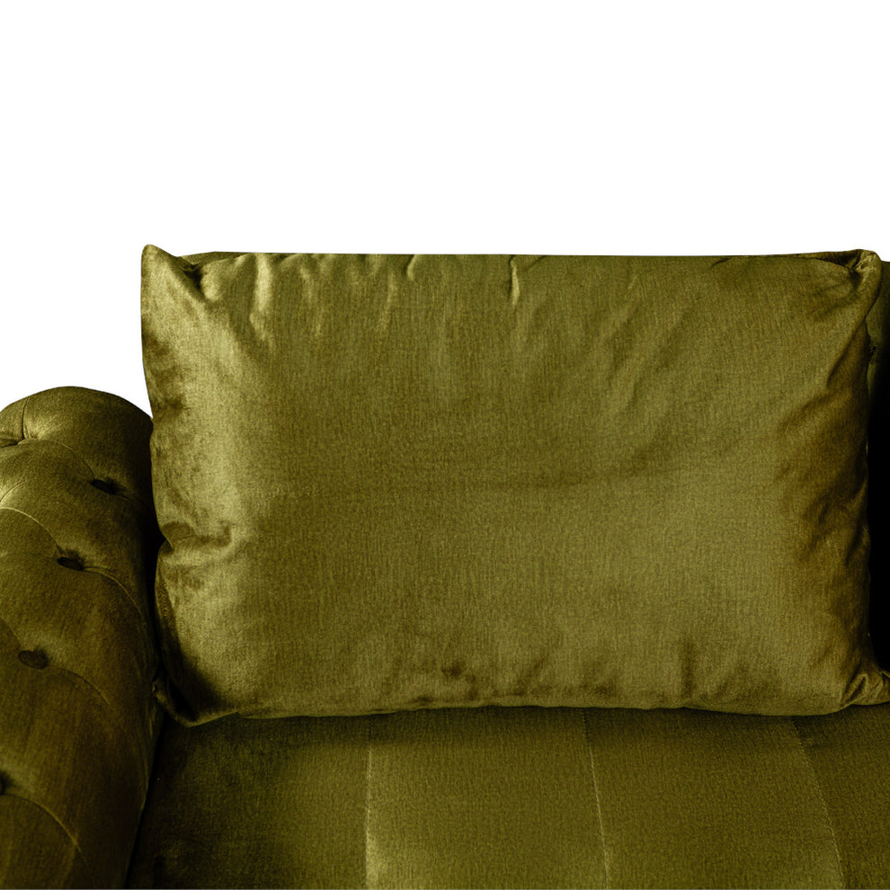 Coltar Extensibil Stanga Trendy, 5 Locuri, Lada Depozitare, Verde, 275 Cm