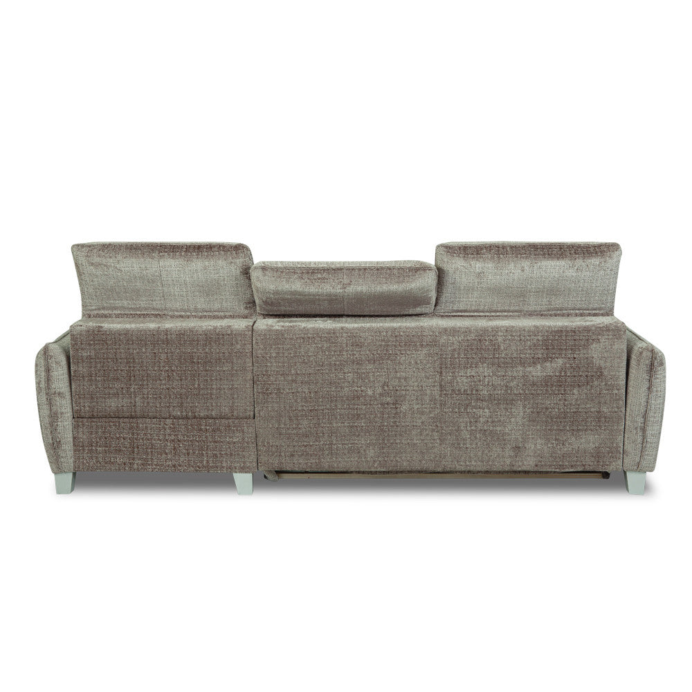 Coltar Extensibil Cu Insula Dreapta Tiago, 5 Locuri, Tetiere Reglabile, Maro, Cremona 24