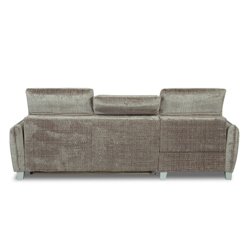 Coltar Extensibil Cu Insula Stanga Tiago, 5 Locuri, Tetiere Reglabile, Maro, Cremona 24,