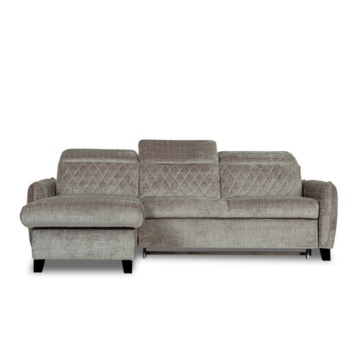 Coltar Extensibil Cu Insula Stanga Tiago, 5 Locuri, Tetiere Reglabile, Maro, Cremona 24,