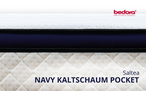 Saltea Navy, 90 x 200 x 30 Cm