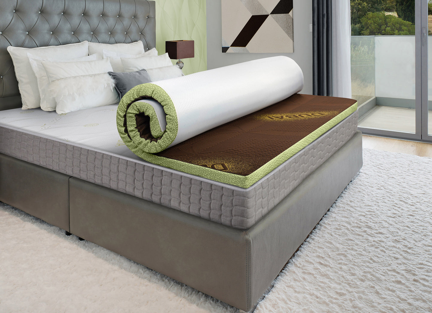 Topper Dubai Chocolate Moment, 160 x 200 x 5 Cm