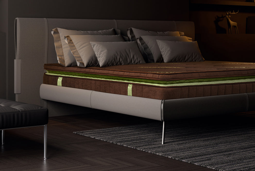 Saltea Dubai Chocolate Delux Latex Pocket, 140 x 200 x 28 Cm