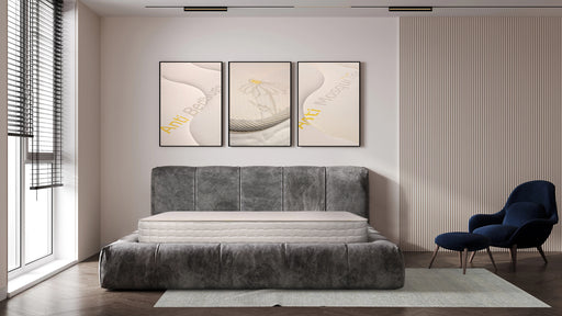 Saltea Sahha Pocket Antiplosnita Cu Musetel, 140 x 200 x 24 Cm