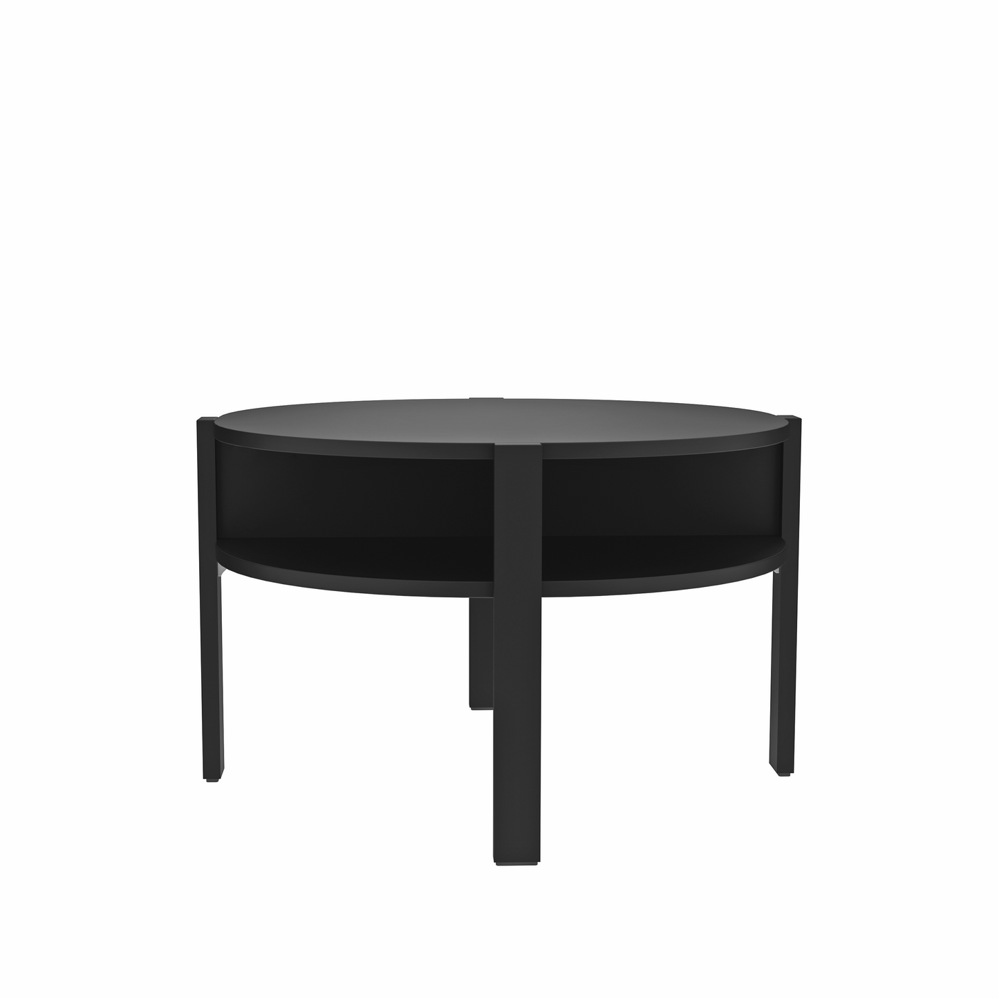 Masa Cafea Tornado Negru, 74.4 Cm