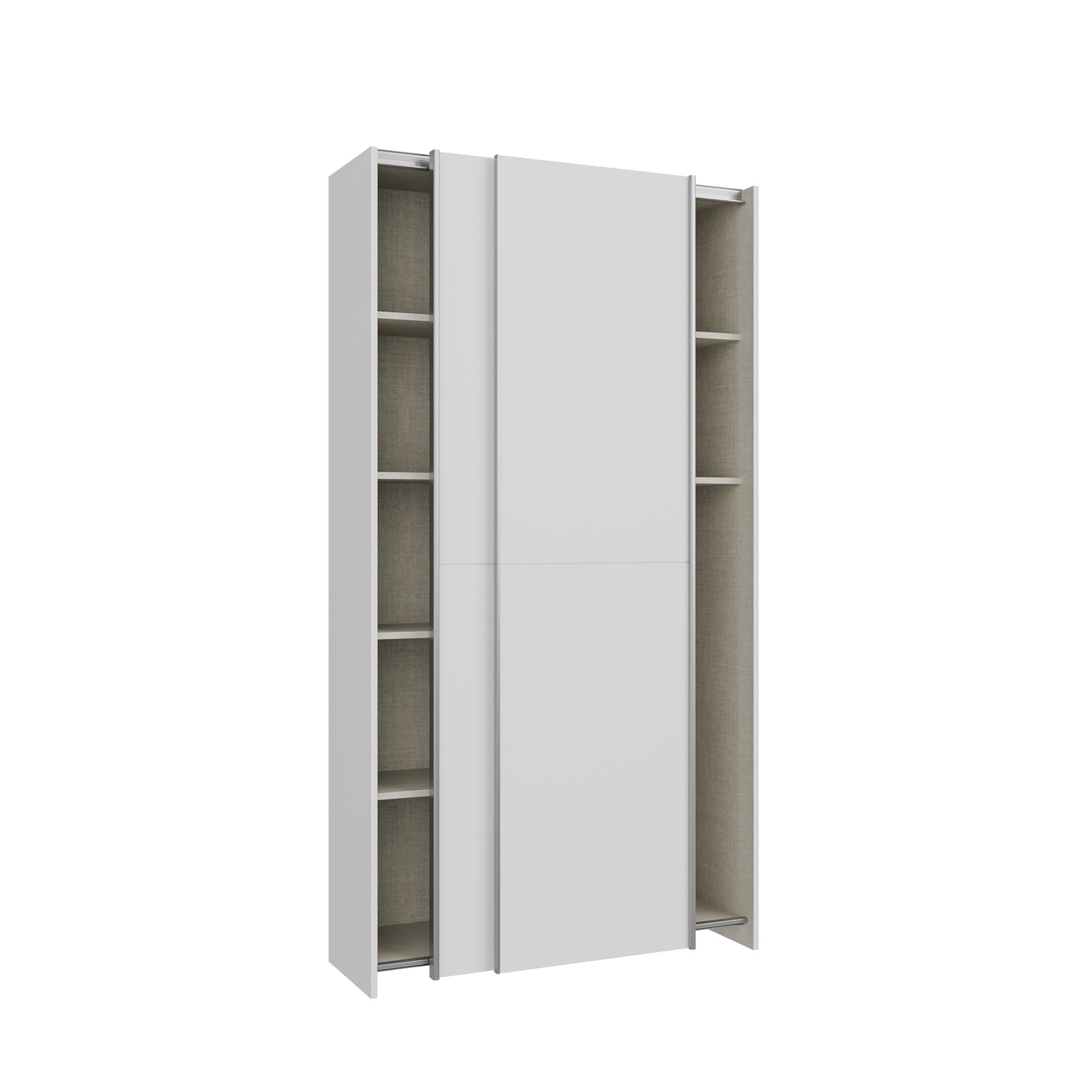 Dulap Cu Usi Culisante Harmony Alb, 100.1 Cm