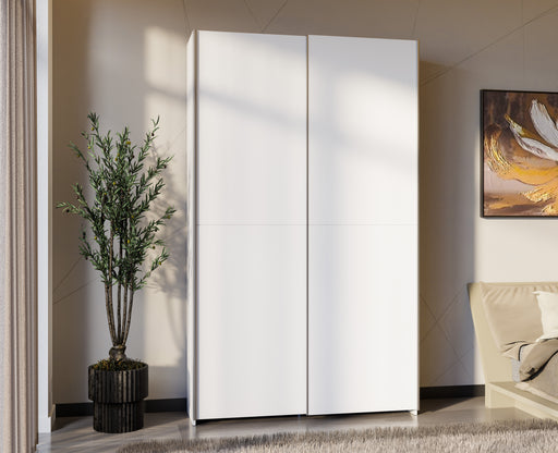 Dulap Cu Usi Culisante Harmony Alb, 120 Cm