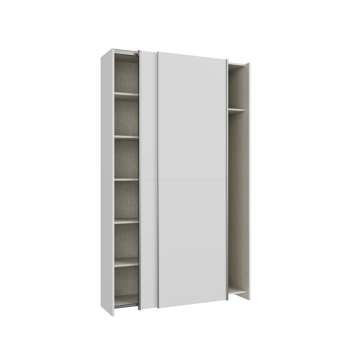 Dulap Cu Usi Culisante Harmony Alb, 120 Cm