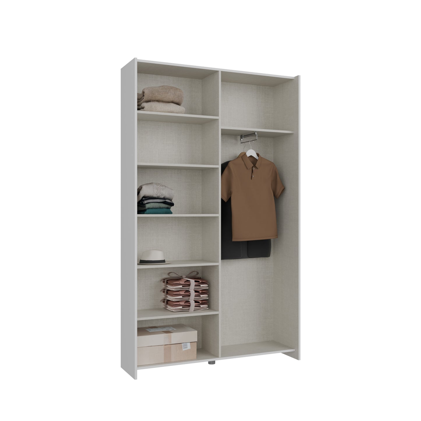 Dulap Cu Usi Culisante Harmony Alb, 120 Cm