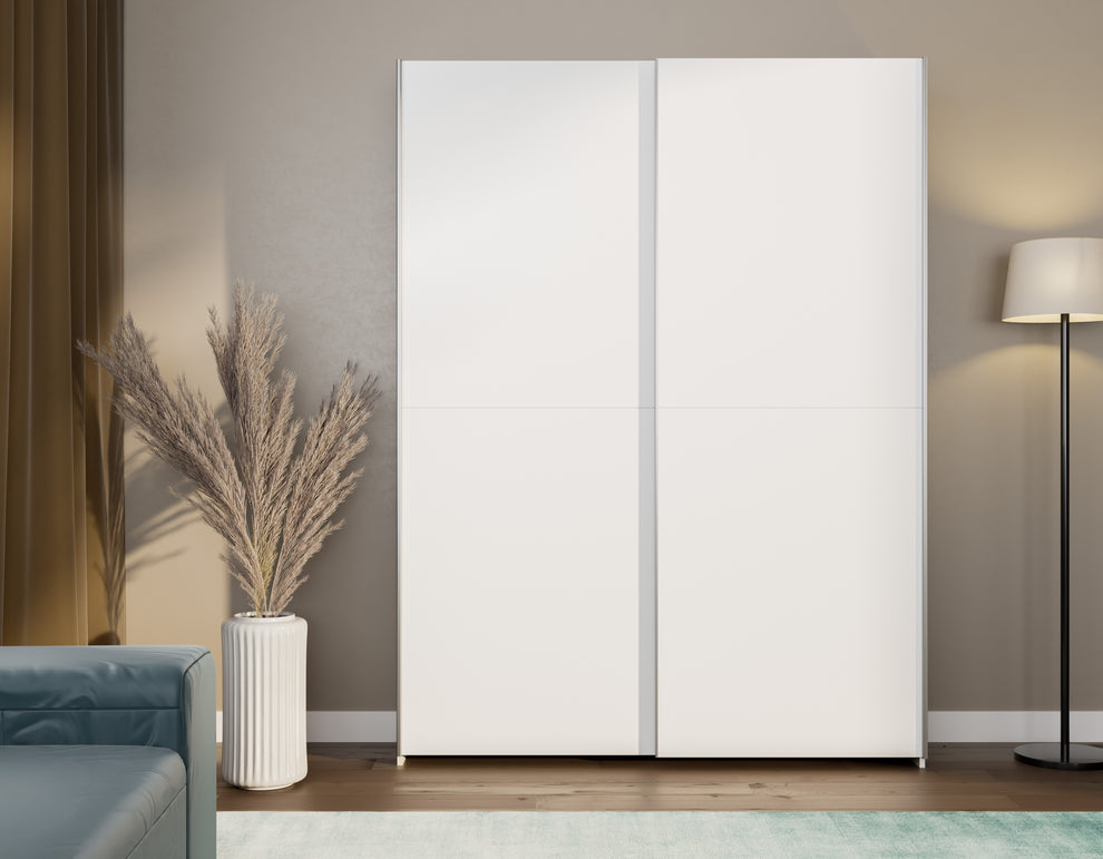 Dulap Cu Usi Culisante Harmony Alb, 150 Cm