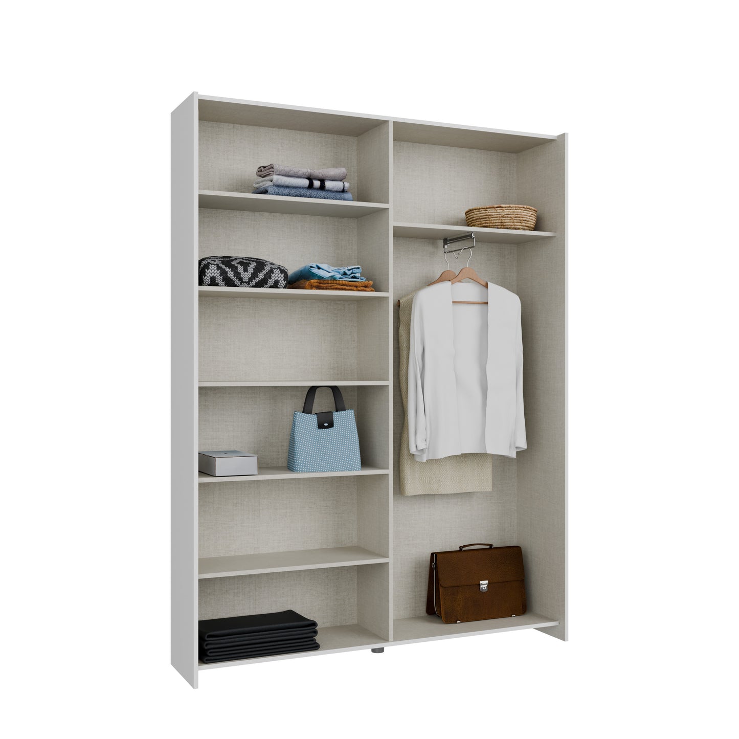 Dulap Cu Usi Culisante Harmony Alb, 150 Cm