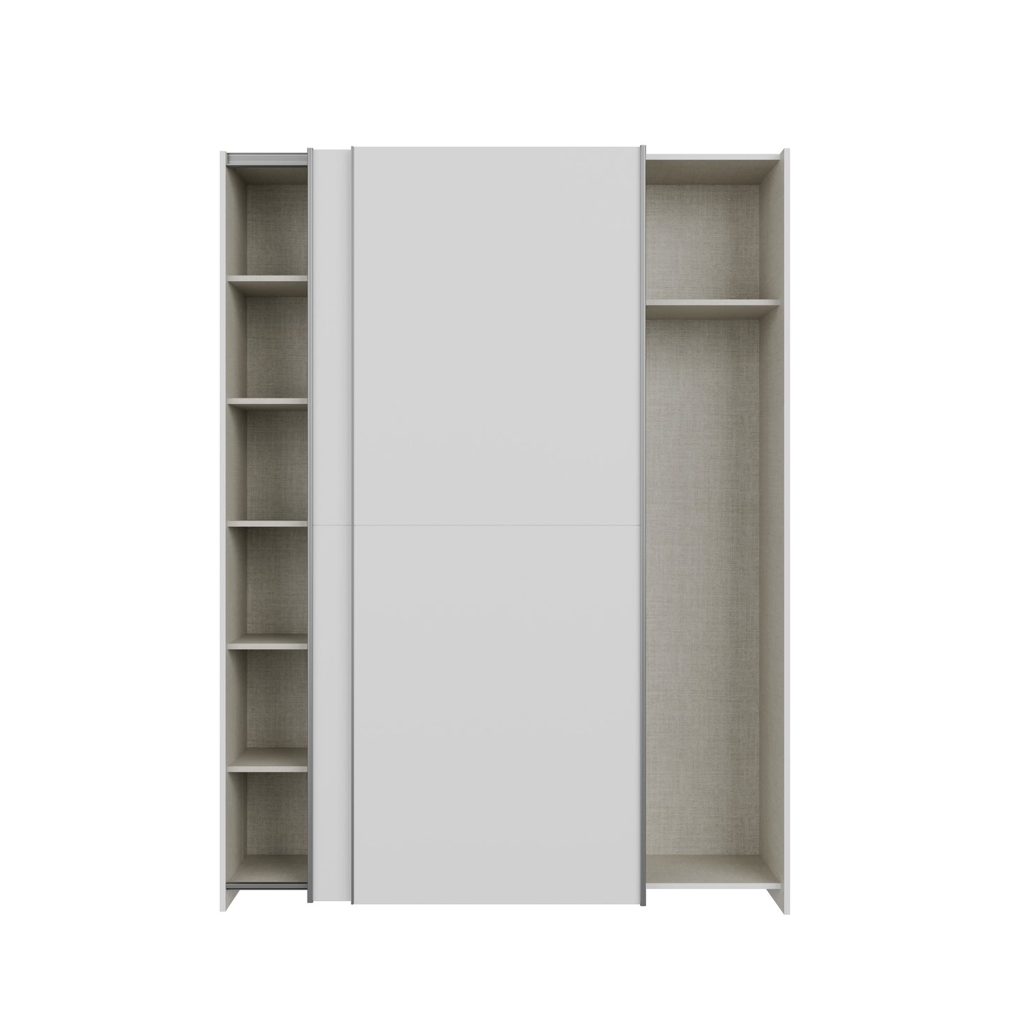 Dulap Cu Usi Culisante Harmony Alb, 150 Cm