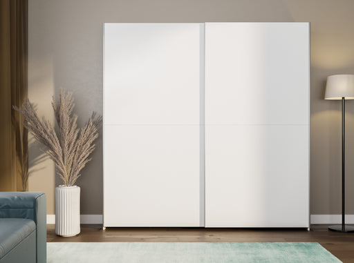 Dulap Cu Usi Culisante Harmony Alb, 200 Cm