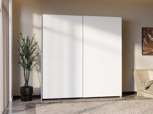 Dulap Cu Usi Culisante Harmony Alb, 200 Cm