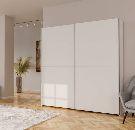 Dulap Cu Usi Culisante Harmony Alb, 200 Cm
