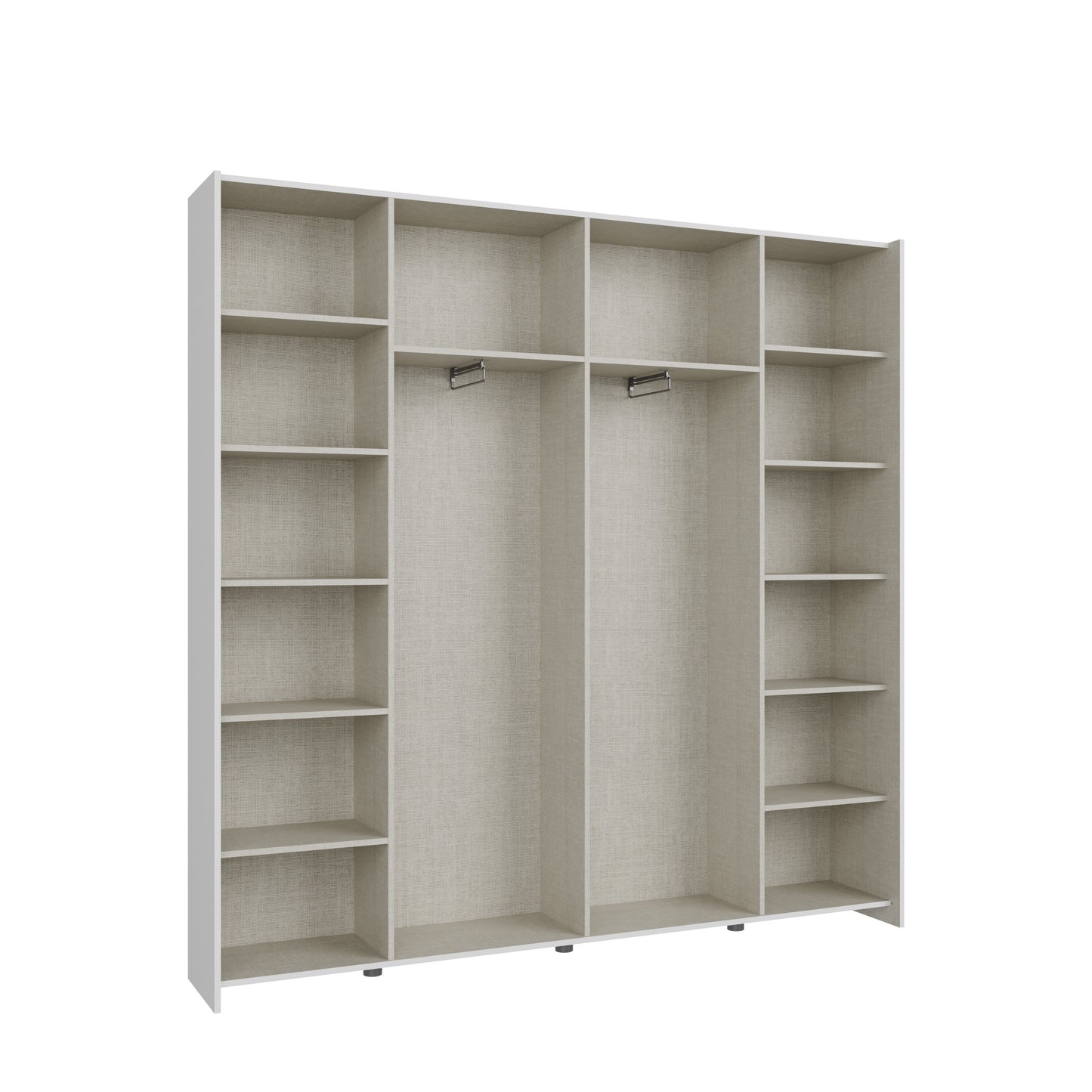 Dulap Cu Usi Culisante Harmony Alb, 200 Cm