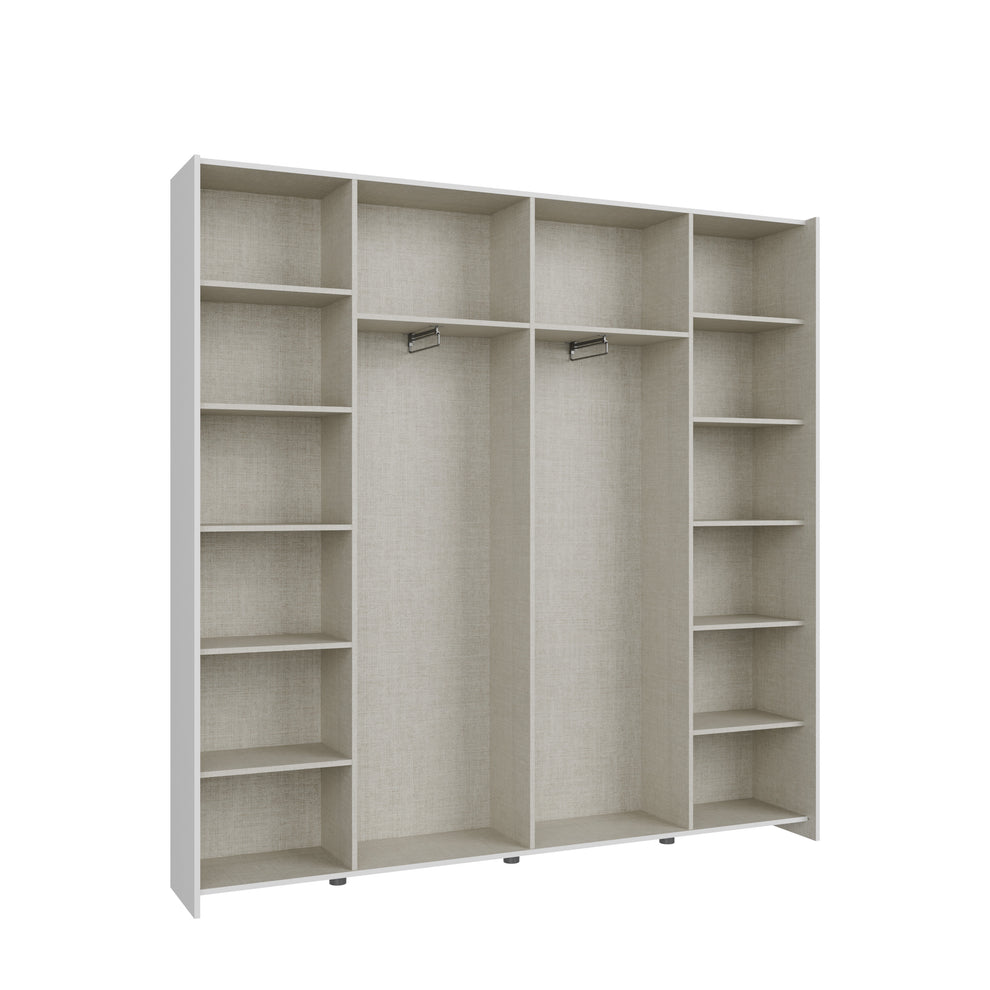 Dulap Cu Usi Culisante Harmony Alb, 200 Cm