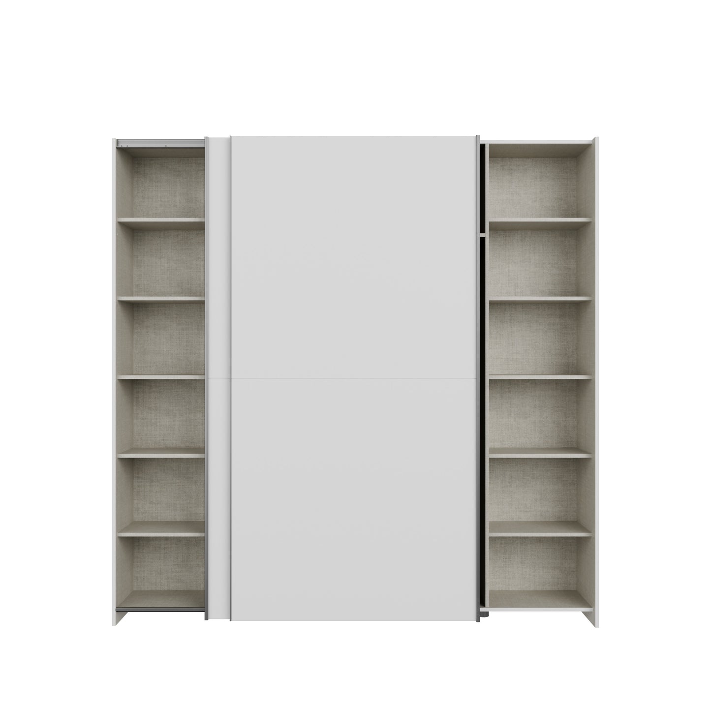 Dulap Cu Usi Culisante Harmony Alb, 200 Cm