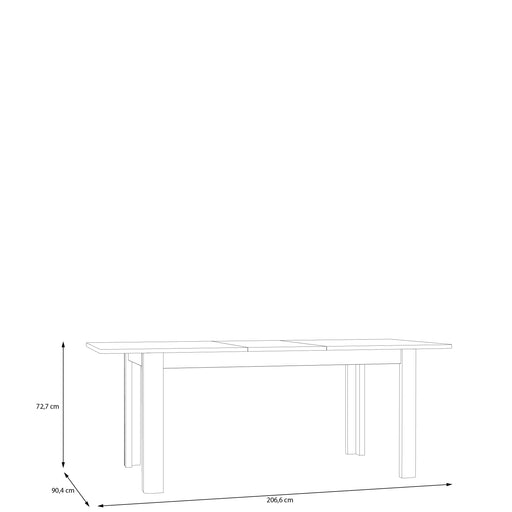 Masa Extensibila Bibliotheque Stejar Cabezone, 160 x 200 Cm