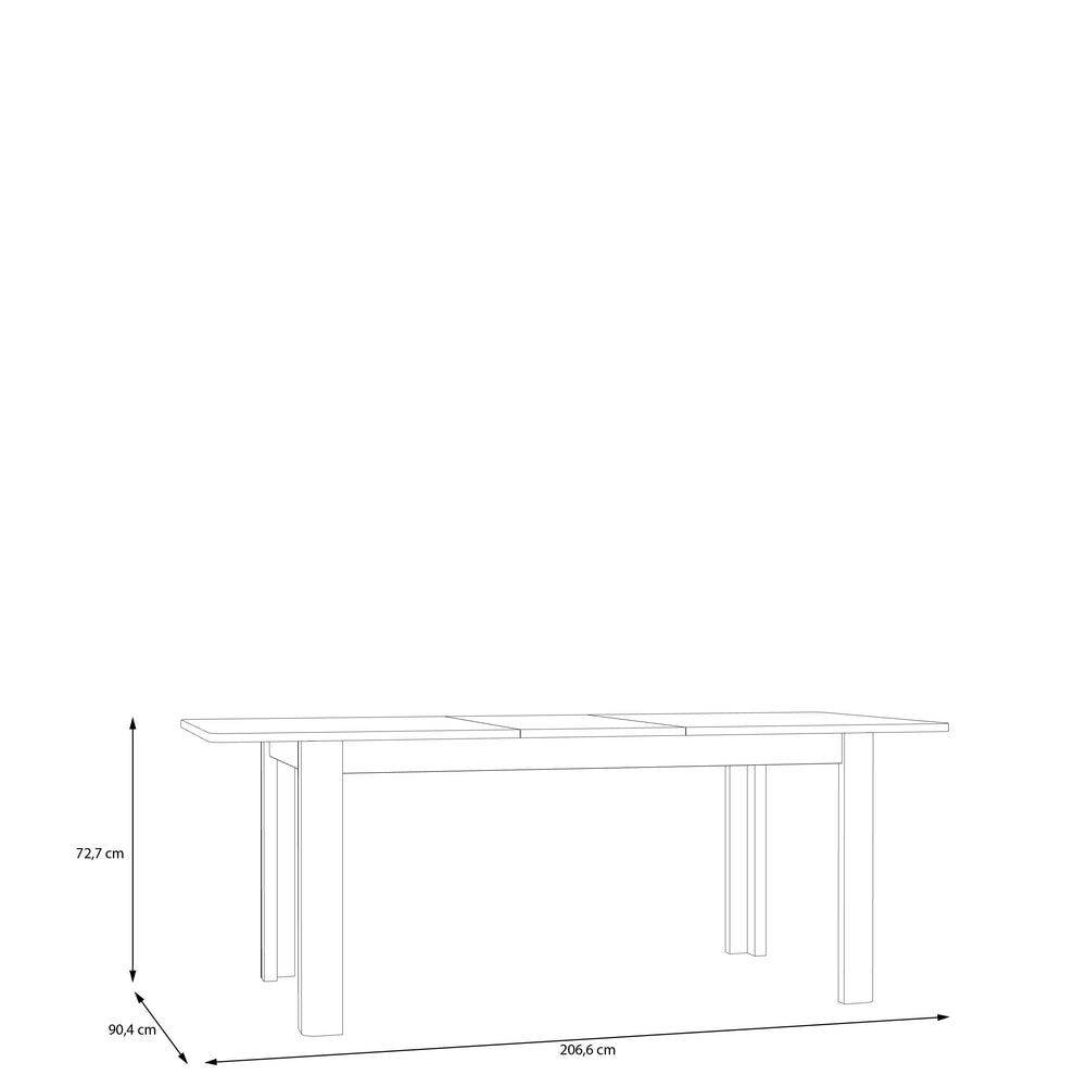 Masa Extensibila Bibliotheque Stejar Cabezone, 160 x 200 Cm