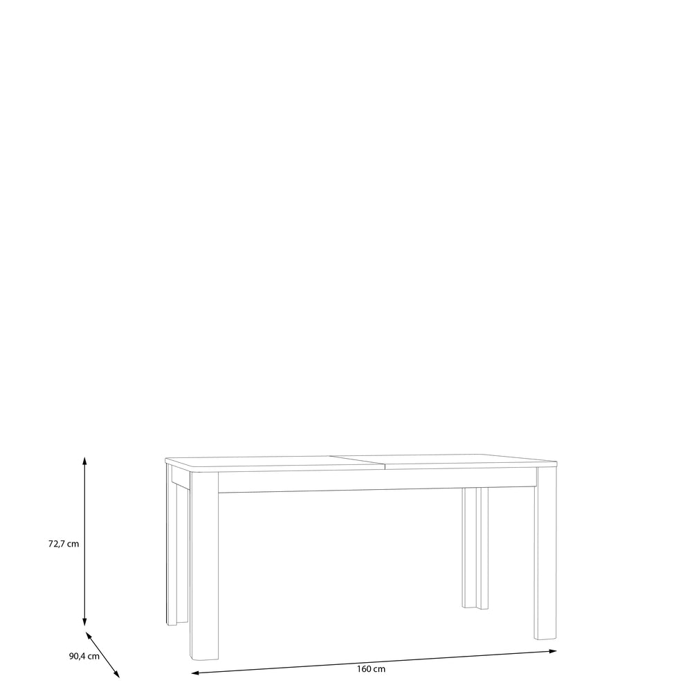 Masa Extensibila Bibliotheque stejar Mauvella, 160 x 200 Cm
