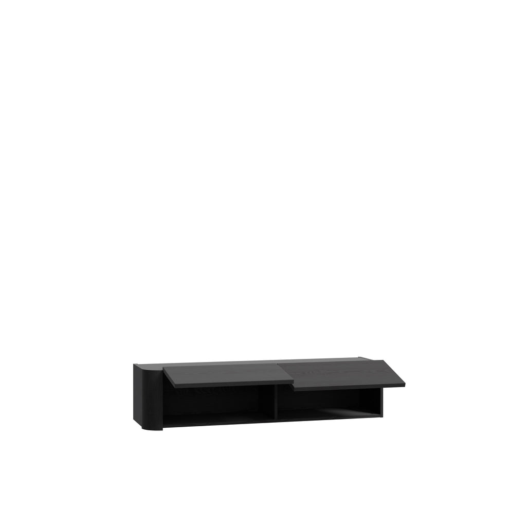 Dulap Suspendat Bibliotheque, Stejar Cabezone, 128.6 Cm