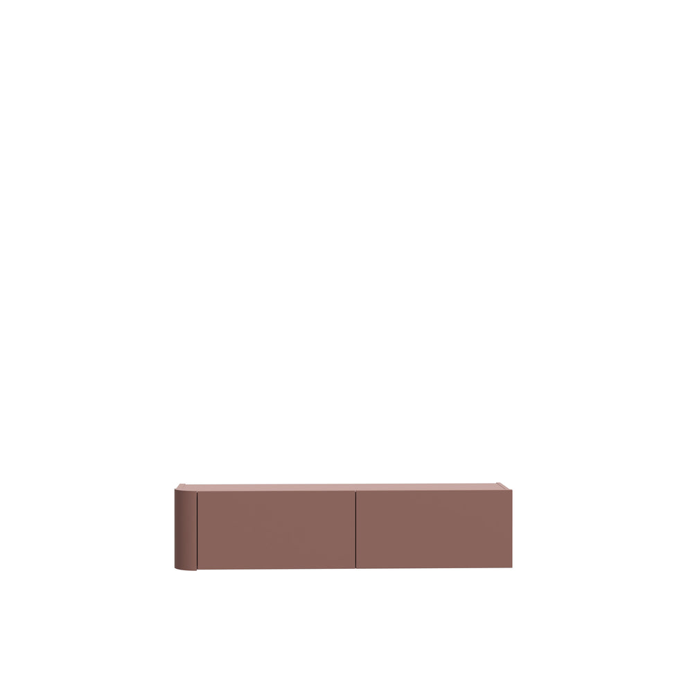 Dulap Suspendat Bibliotheque, Terracotta 128.6 Cm