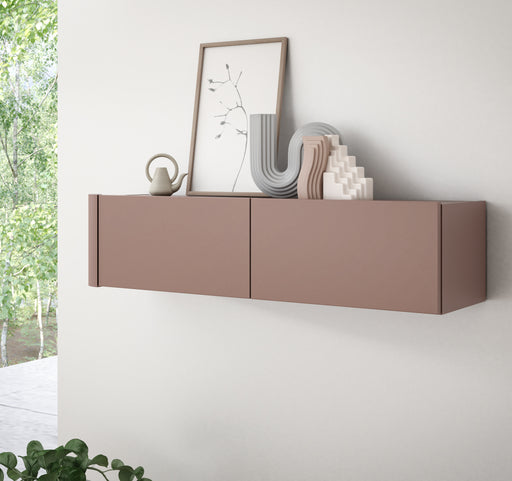 Dulap Suspendat Bibliotheque, Terracotta 128.6 Cm