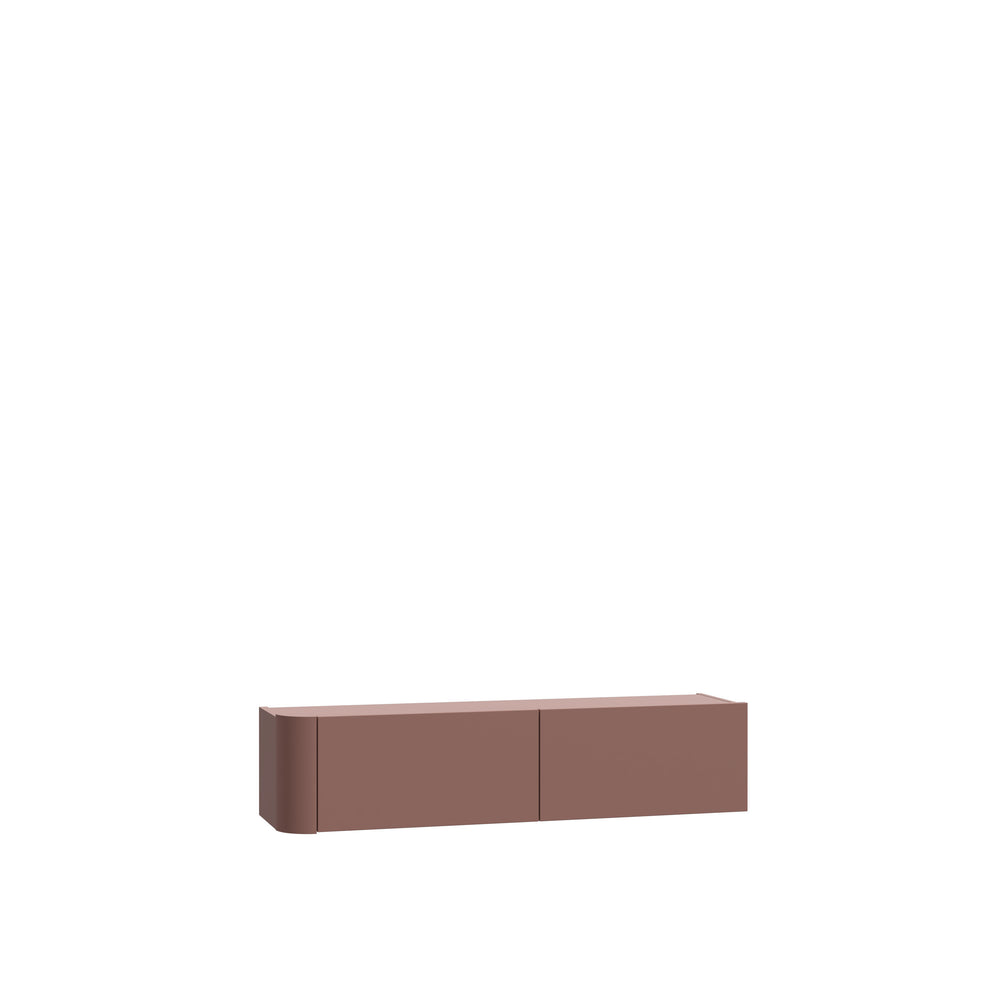 Dulap Suspendat Bibliotheque, Terracotta 128.6 Cm