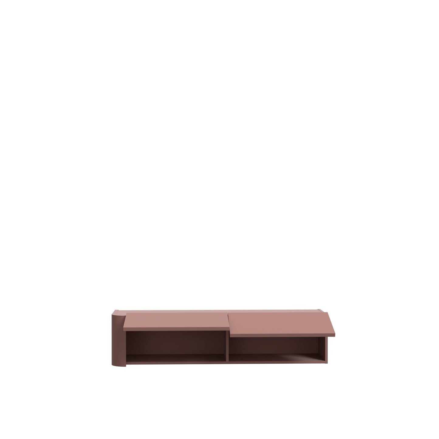Dulap Suspendat Bibliotheque, Terracotta 128.6 Cm