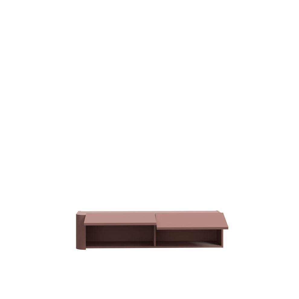 Dulap Suspendat Bibliotheque, Terracotta 128.6 Cm
