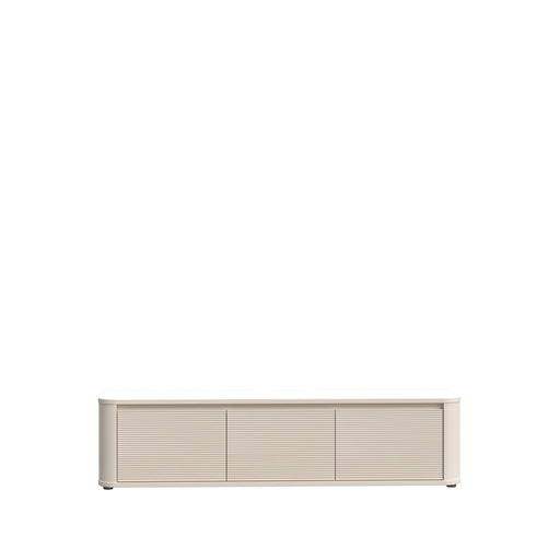 Comoda Tv Mica Bibliotheque, Nisip, 168 Cm