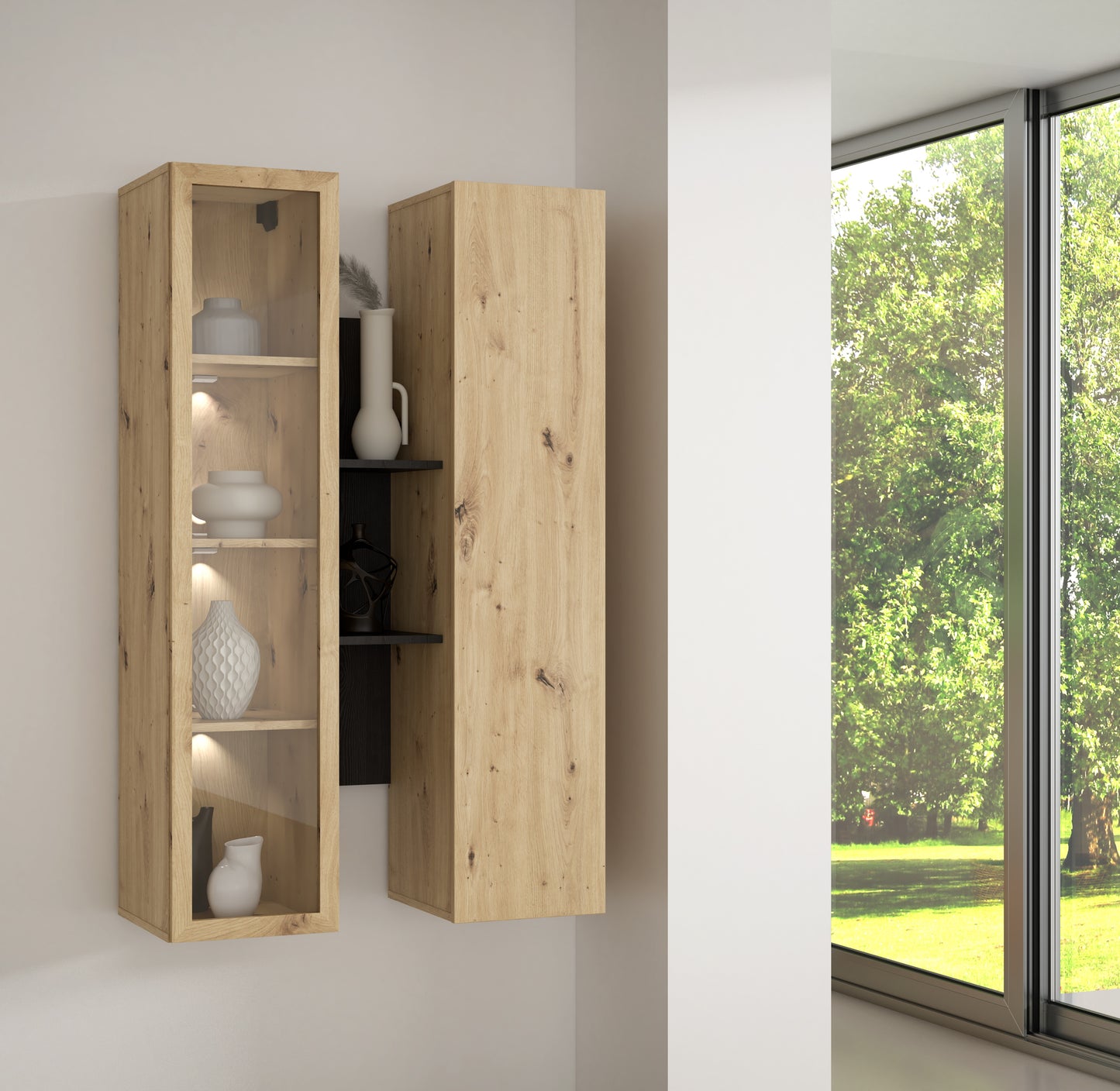 Led 3 Puncte Vitrina Suspendata Bibliotheque