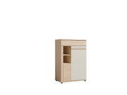 Vitrina Medie Osaka Kashmir Si Stejar Riva, 80 Cm