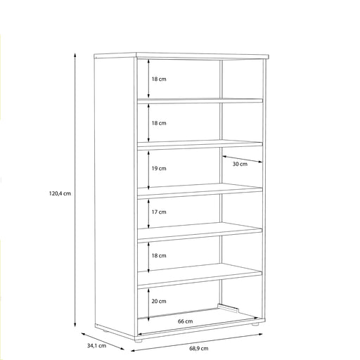 Pantofar Best Stejar Sonoma Si Alb, 68.9 Cm