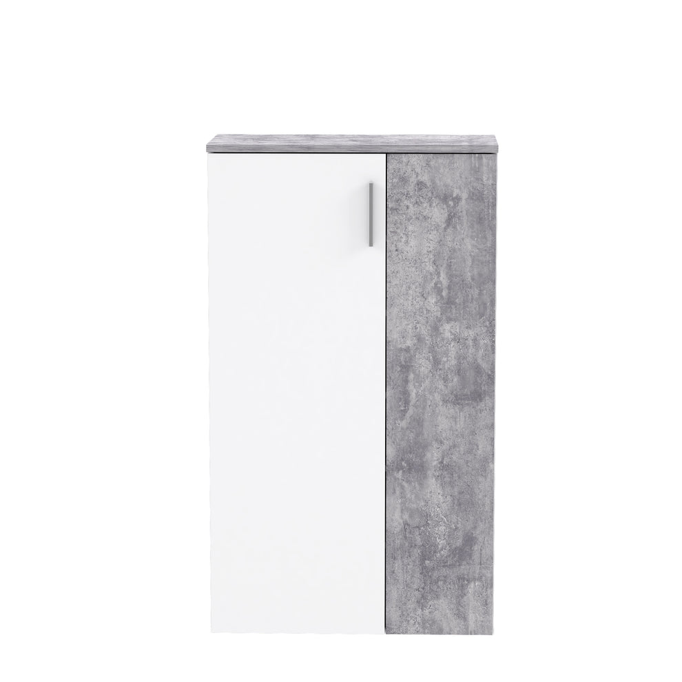 Pantofar Best alb si beton optic gri deschis, 68.9 Cm