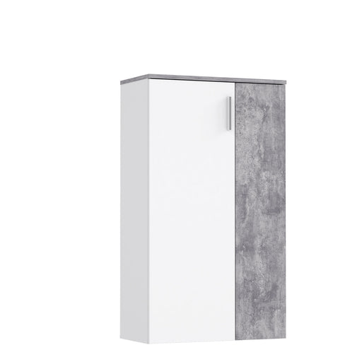 Pantofar Best alb si beton optic gri deschis, 68.9 Cm