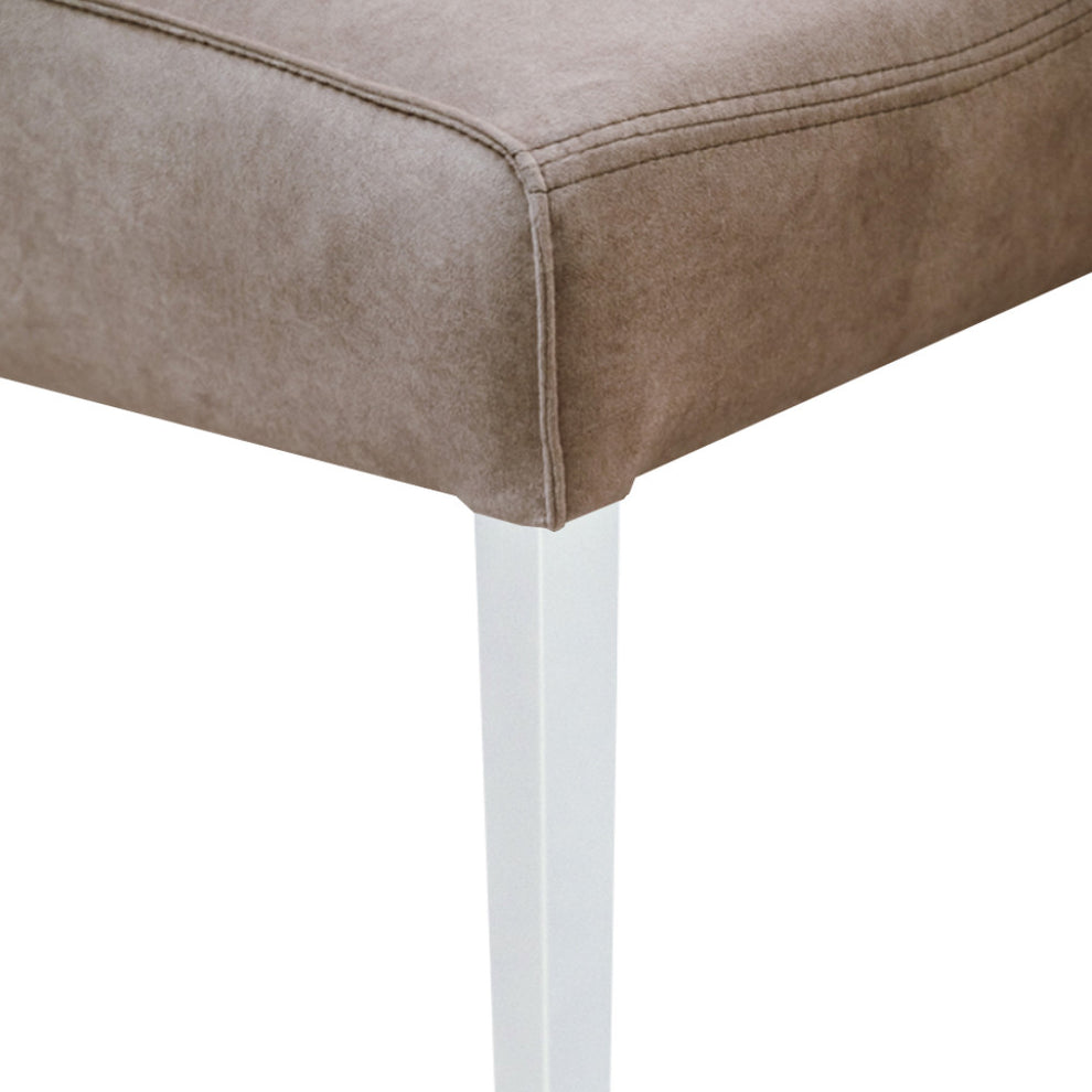 Scaun Saint Tropez, Bej, Alb, 44 x 67 x 99.5 Cm