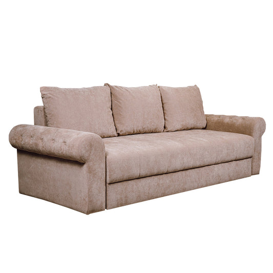 Canapea Extensibila Trendy, 3 Locuri, 243 Cm crem cu lada