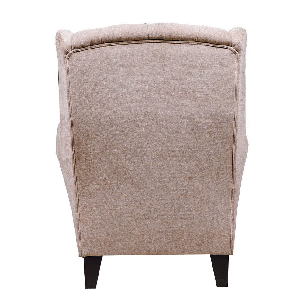 Fotoliu Chandler Capitonat, Bej, Colonial, 84 Cm