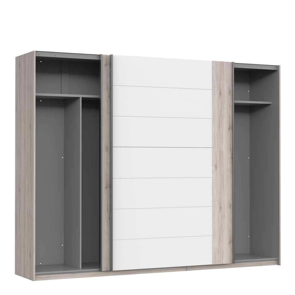 Set 3 Polite Dulap 270 Cm Rendevous, Gri 107.8 Cm